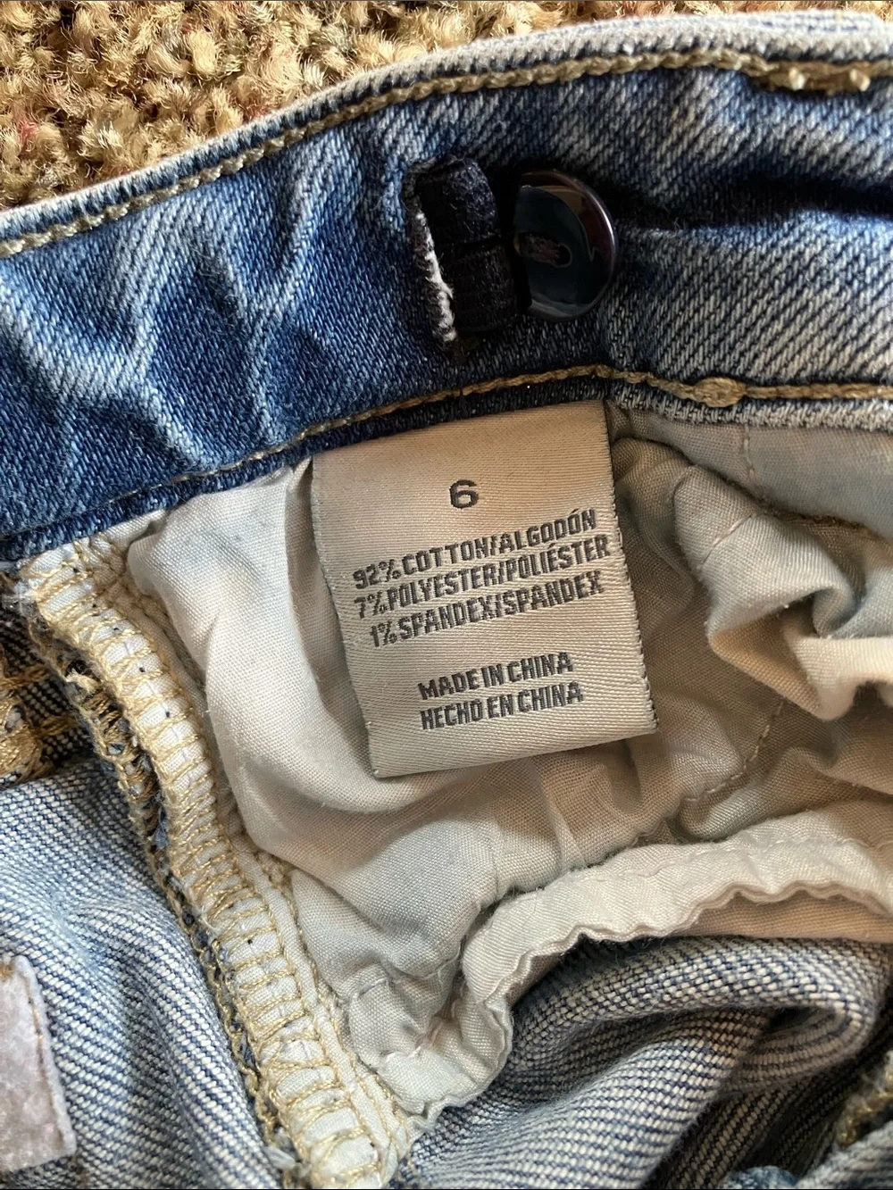 BKE Light Blue Distressed Kids' Jeans with Knee Rips